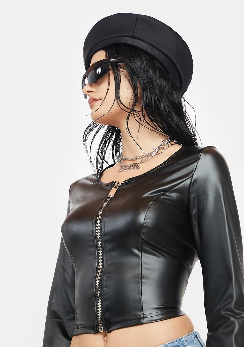 Nothing To It Crop Top sold by Dolls Kill