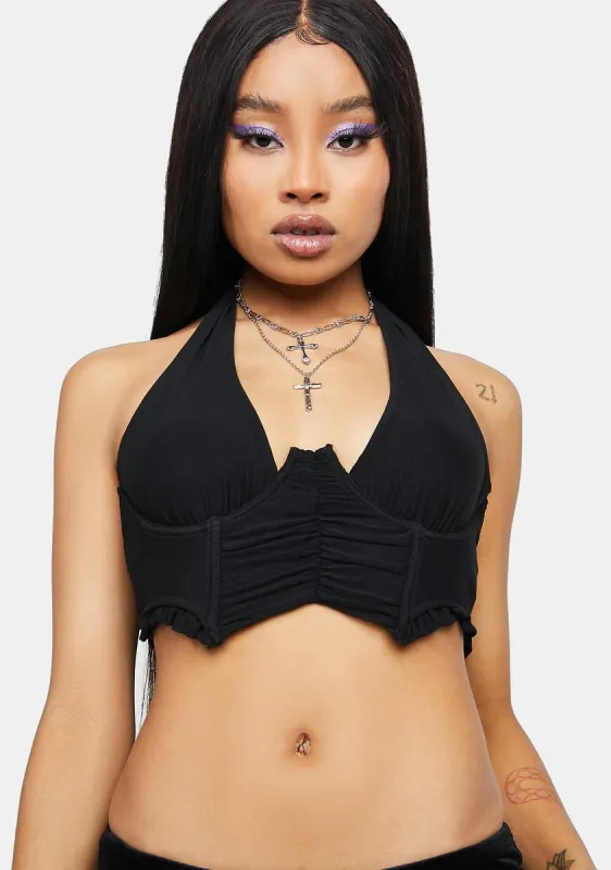 Where I Wanna Be Halter Top sold by Dolls Kill