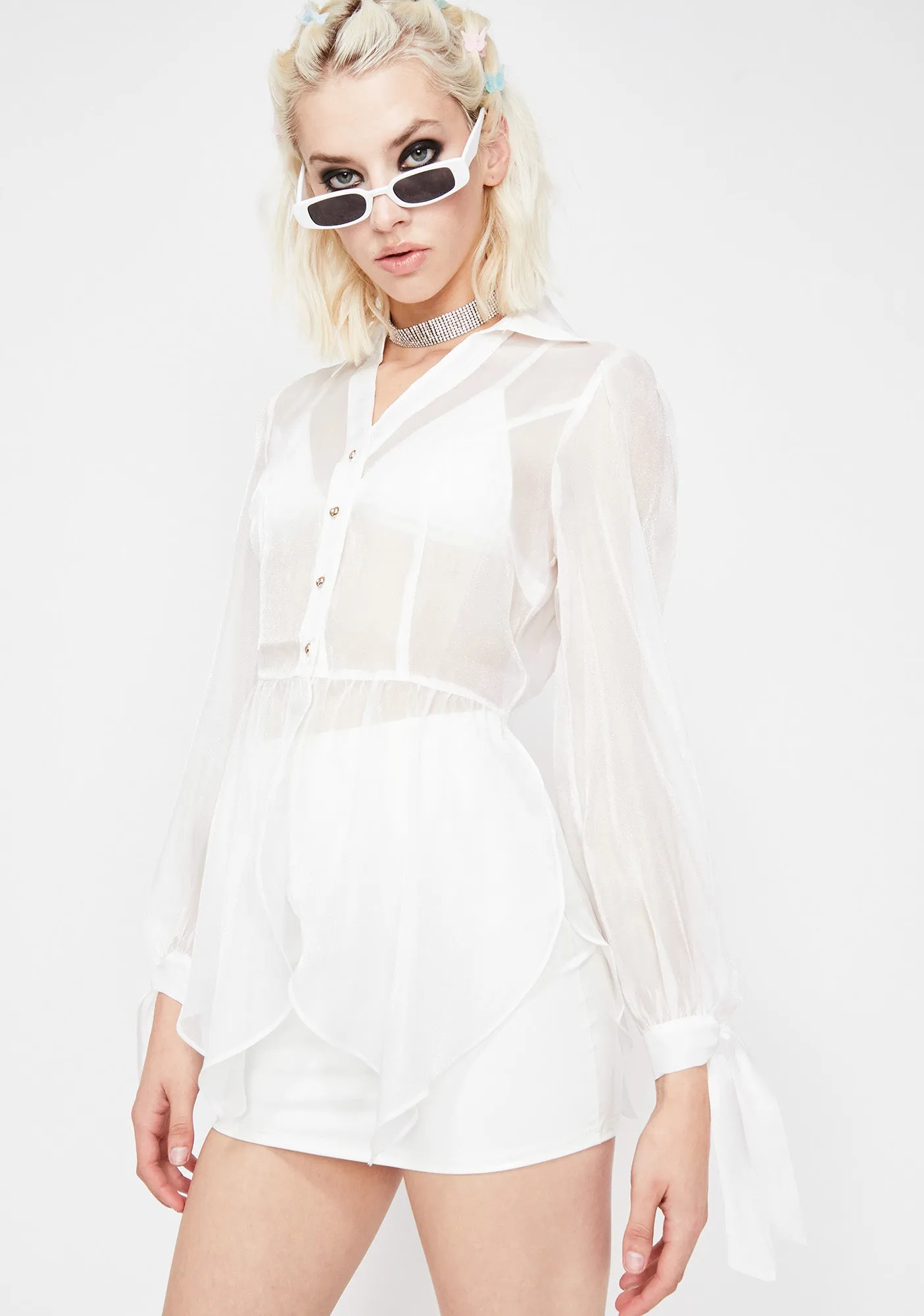 Icy It Girl Organza Top sold by Dolls Kill product image thumbnail 2