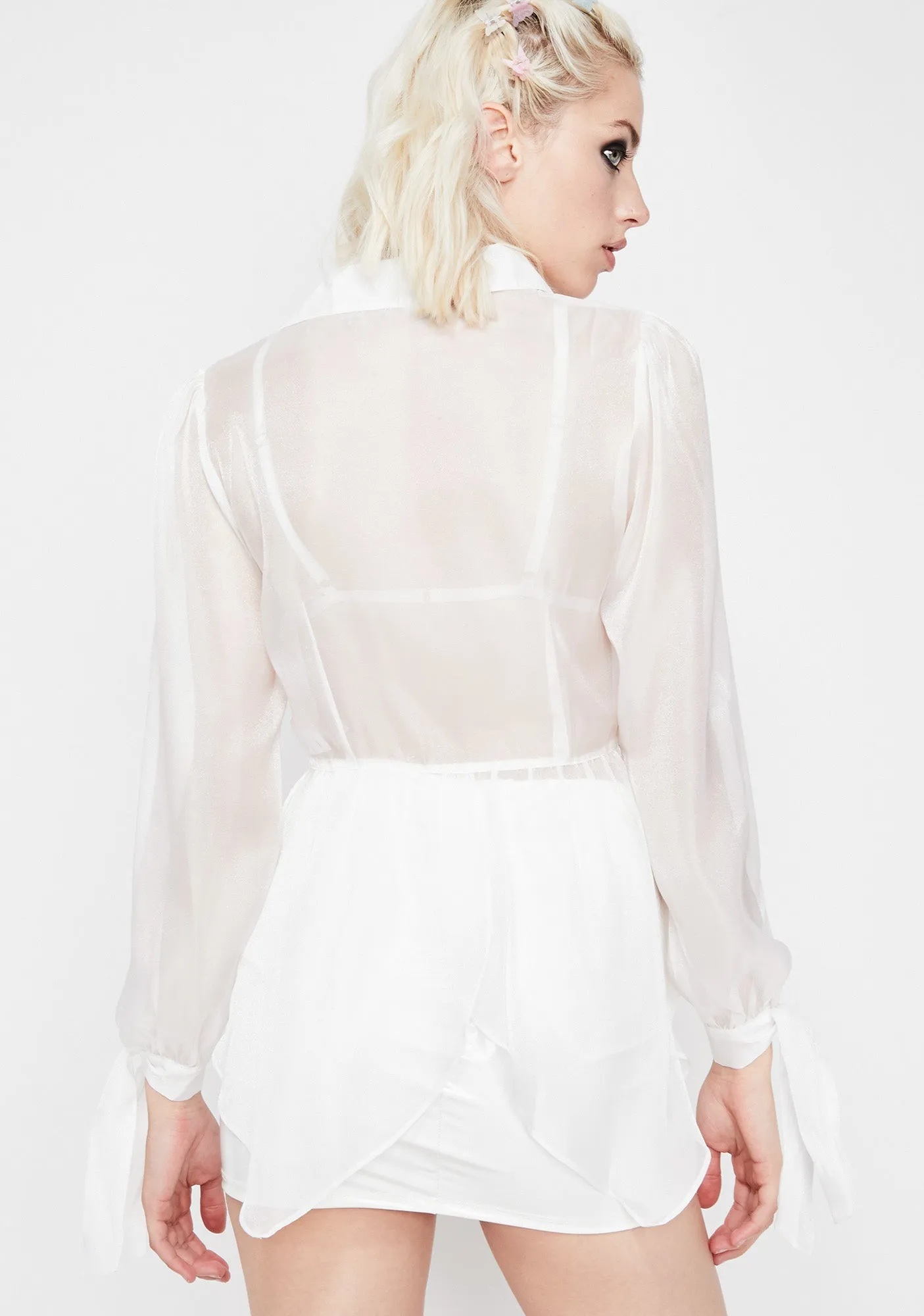Icy It Girl Organza Top sold by Dolls Kill product image thumbnail 4