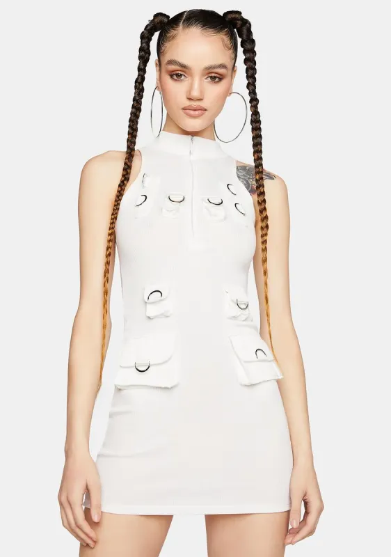 Techno Duty Mini Dress sold by Dolls Kill