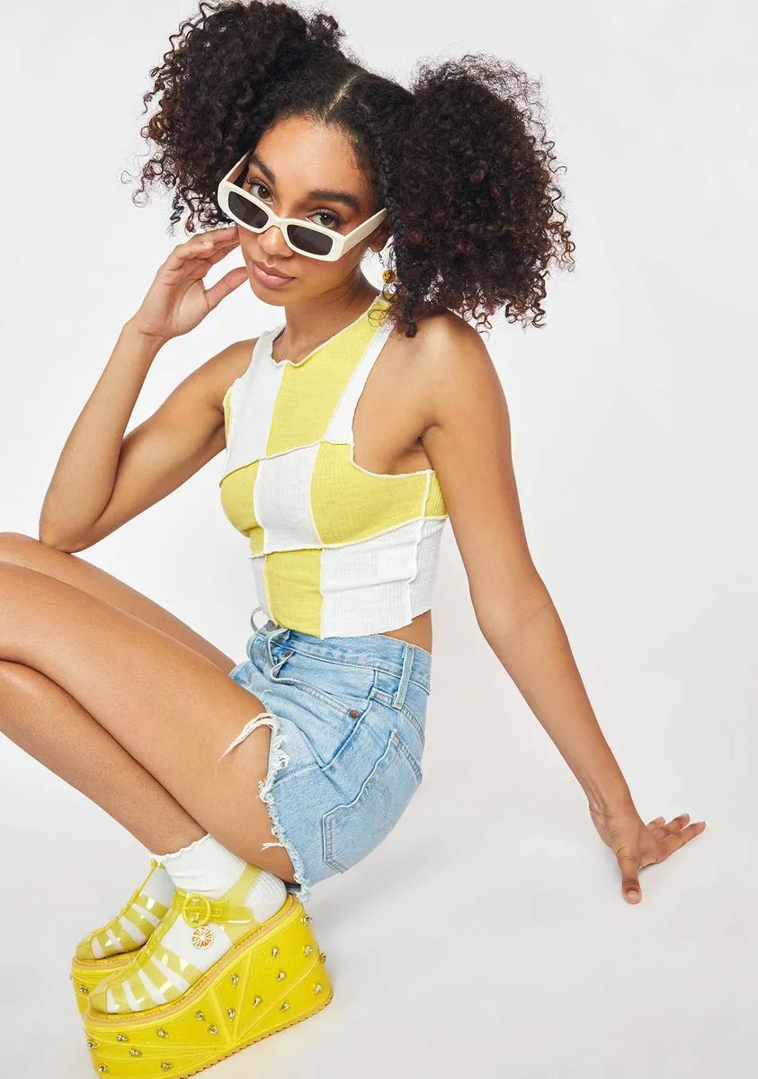 Sunny How To Succeed Crop Top sold by Dolls Kill product image thumbnail 2