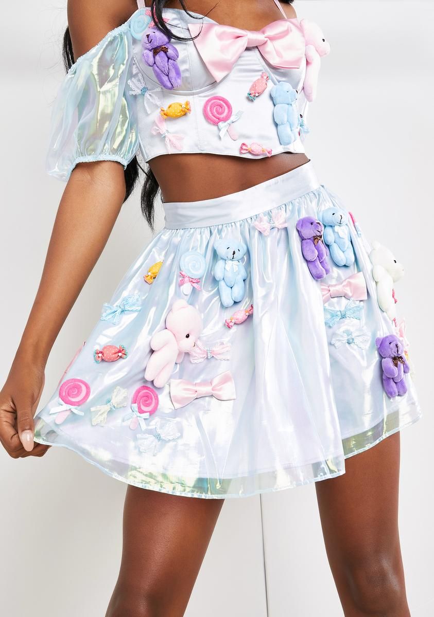 Sweet Masterpiece Mini Skirt sold by Dolls Kill