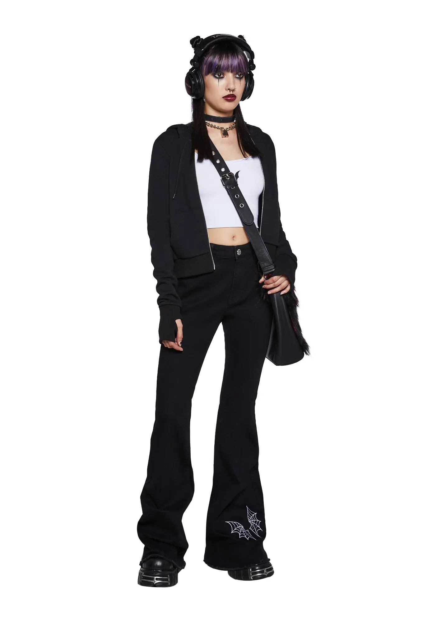 Astral Being Flared Pants sold by Dolls Kill product image thumbnail 5