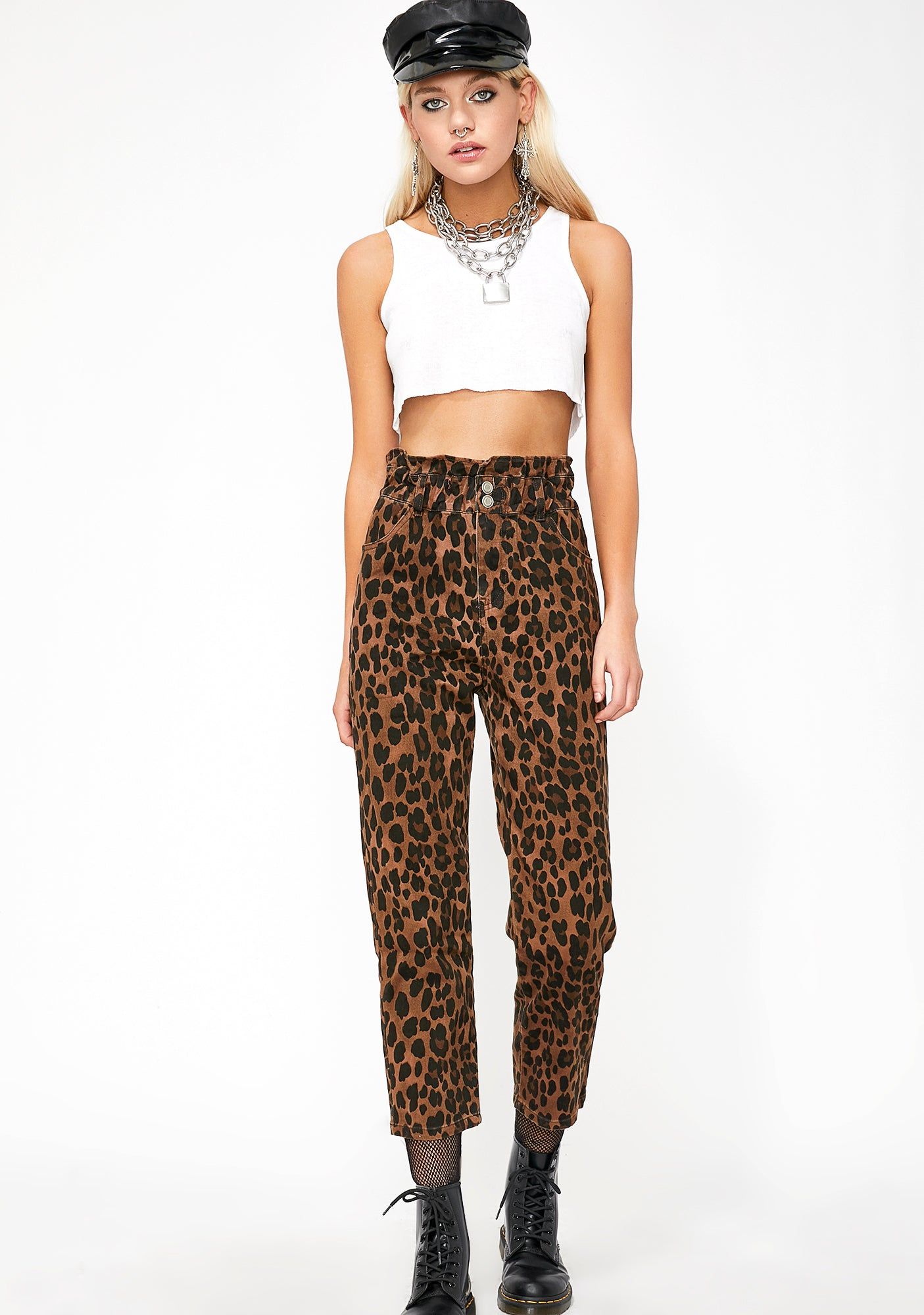Savage Life Leopard Pants sold by Dolls Kill product image thumbnail 3
