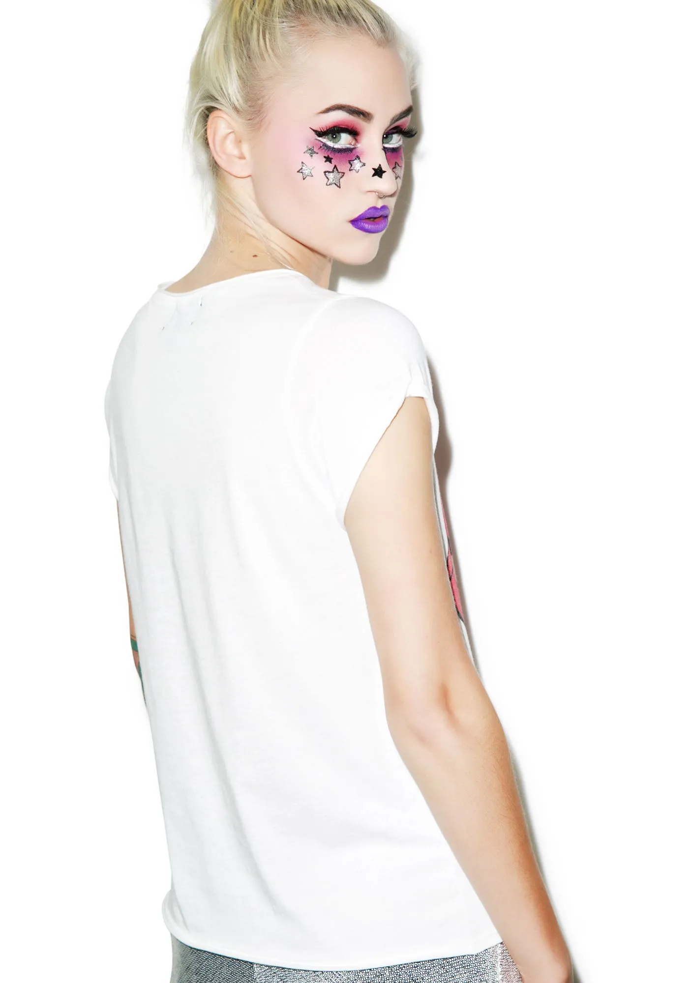 Fangs Crew Tee sold by Dolls Kill product image thumbnail 4