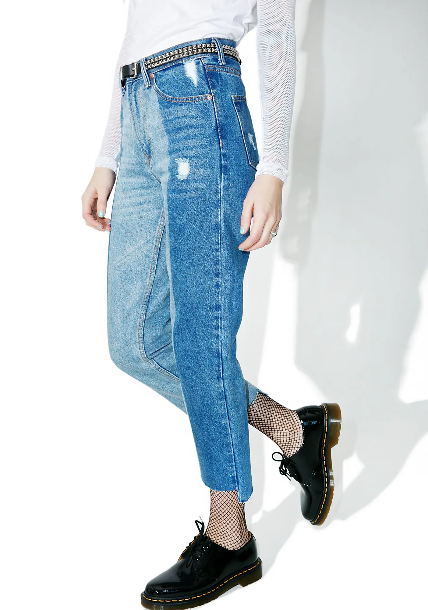 Off Chance Paneled Jeans sold by Dolls Kill product image thumbnail 3