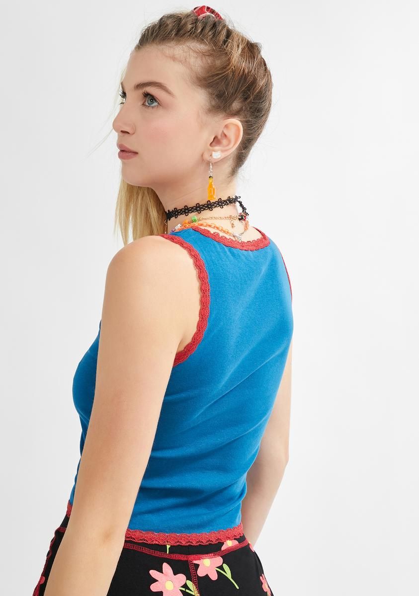 Coolest Kid Ribbed Crop Tank sold by Dolls Kill product image thumbnail 4