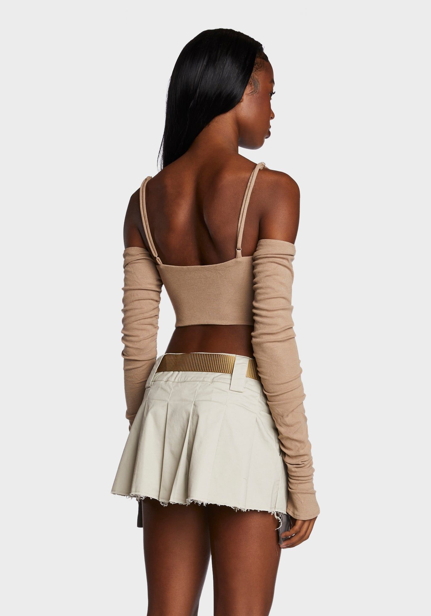 Style On Point Ruched Crop Top sold by Dolls Kill product image thumbnail 4
