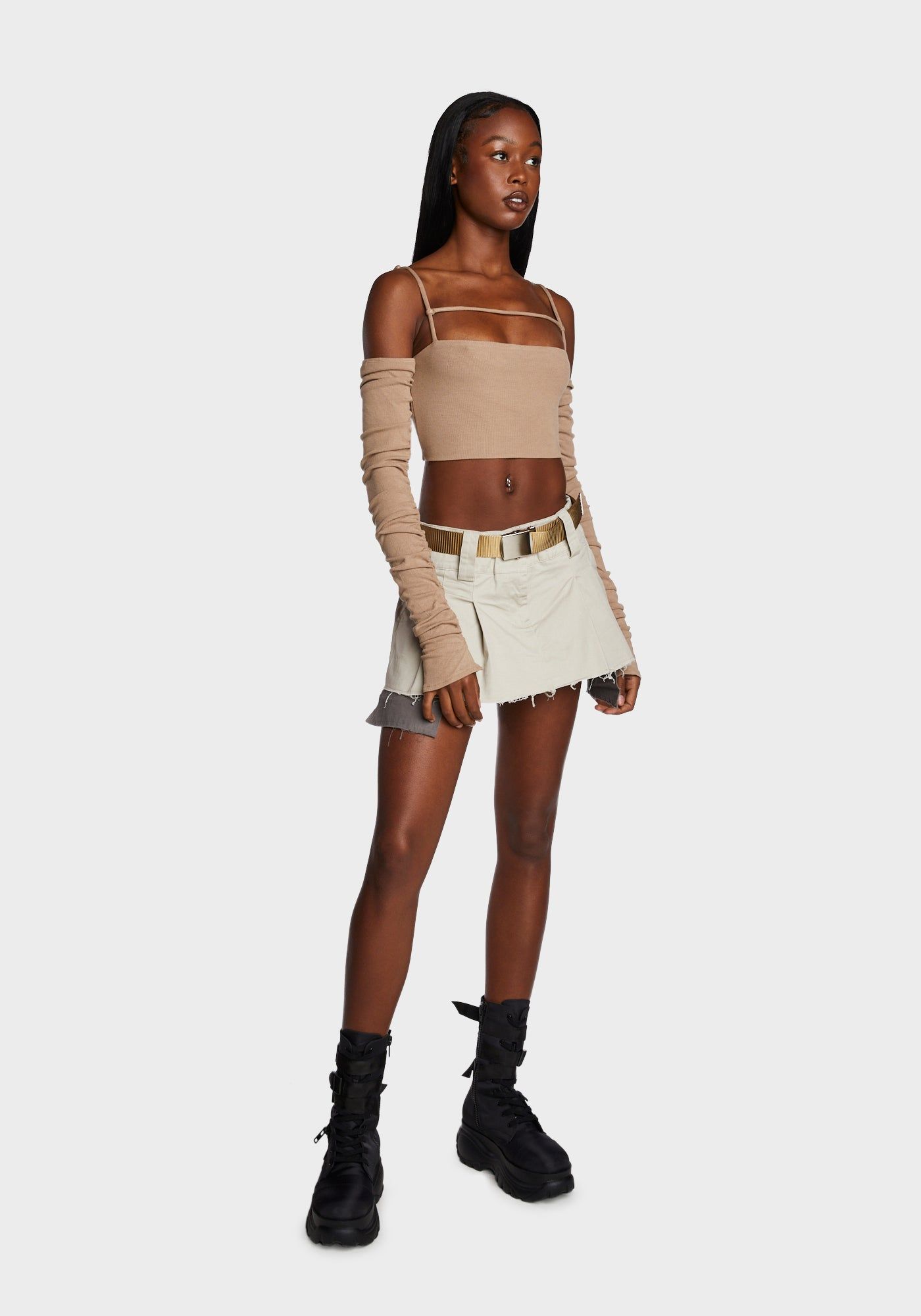 Style On Point Ruched Crop Top sold by Dolls Kill product image thumbnail 5