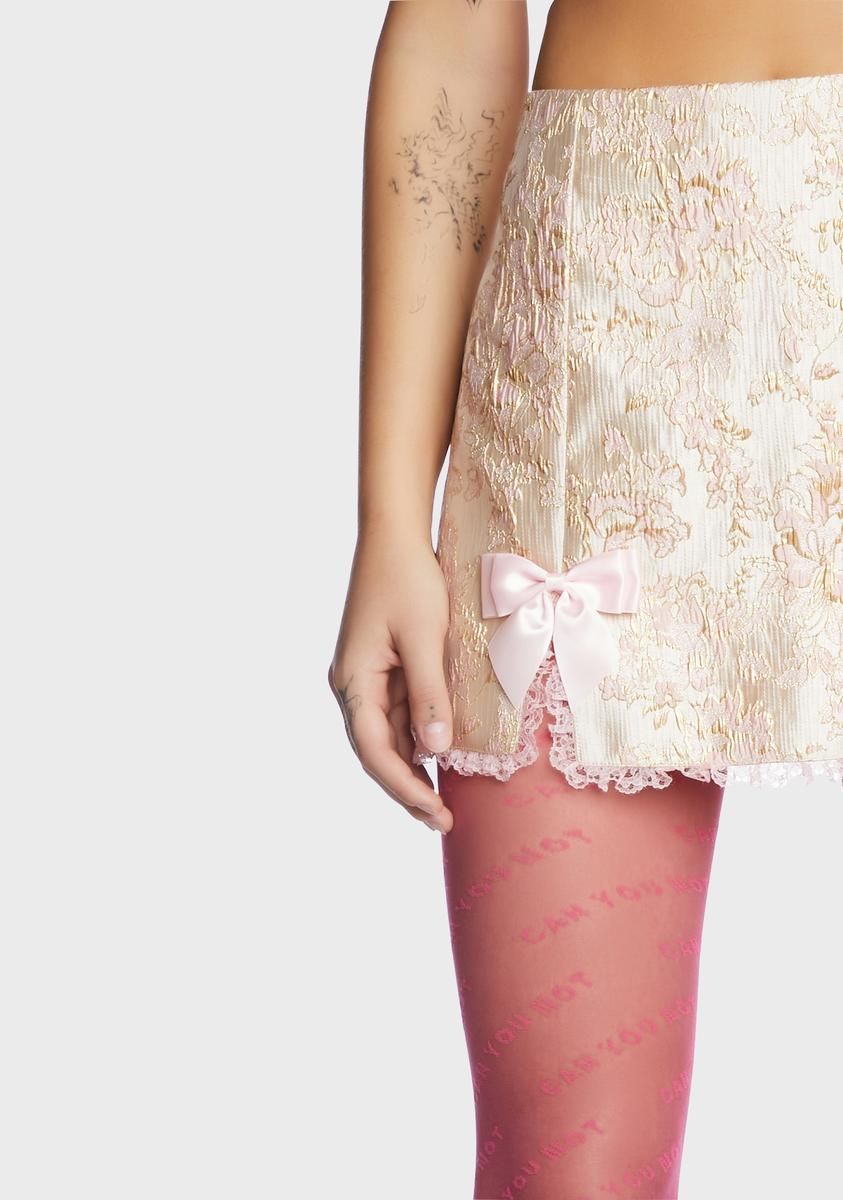 High Class Heiress Brocade Mini Skirt sold by Dolls Kill product image thumbnail 2