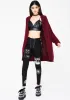 Left Em At Red Cardigan sold by Dolls Kill