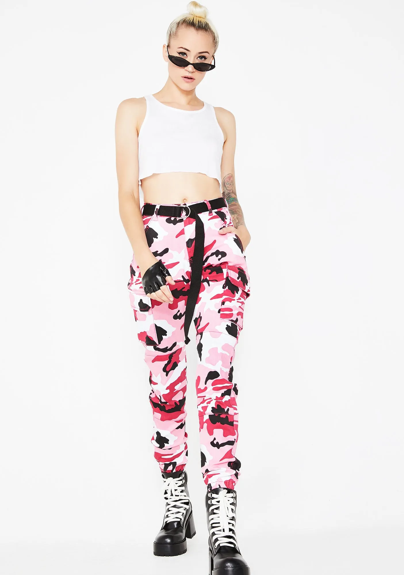 Lit Now You See Me Cargo Pants sold by Dolls Kill product image thumbnail 5