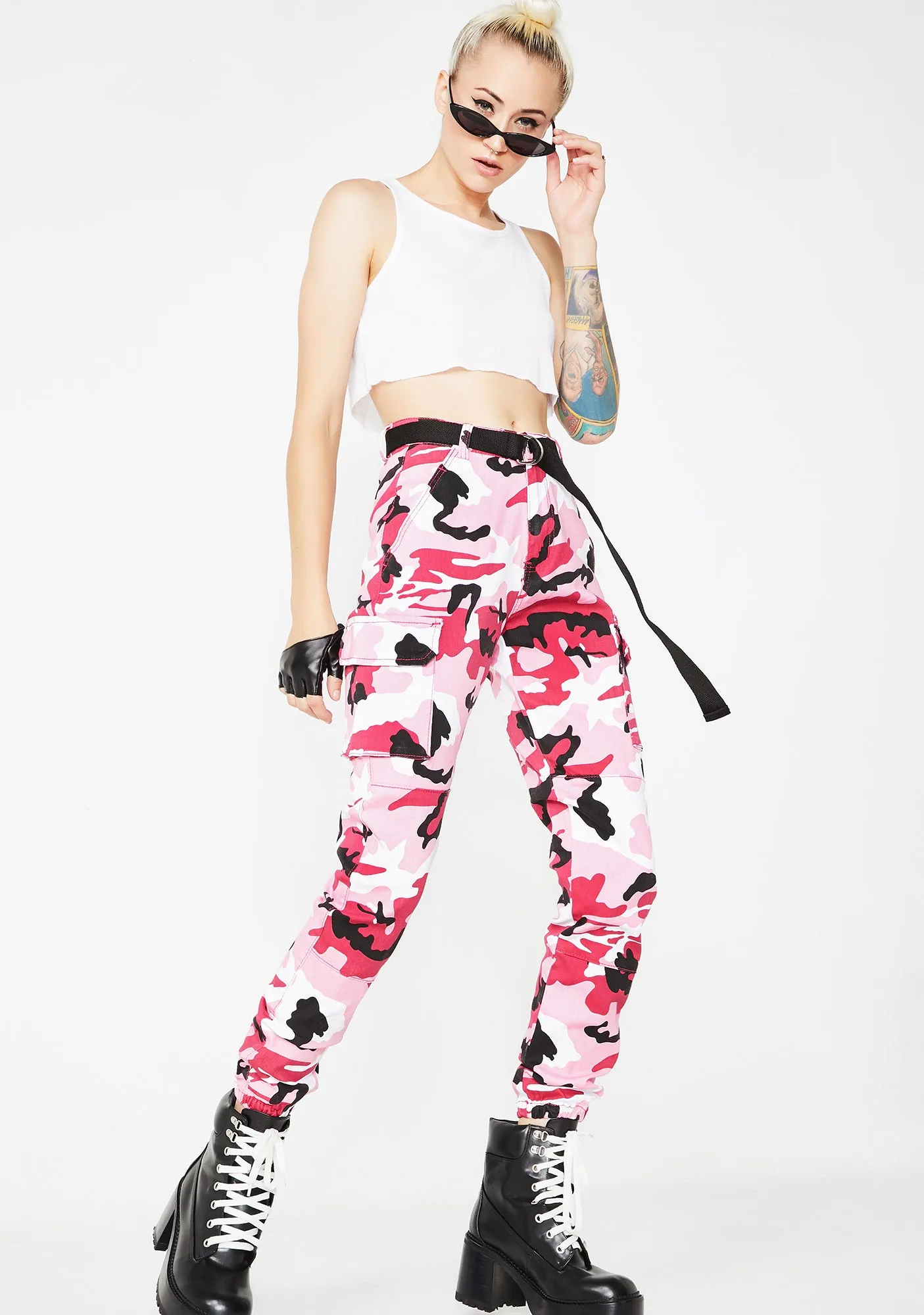Lit Now You See Me Cargo Pants sold by Dolls Kill product image thumbnail 2