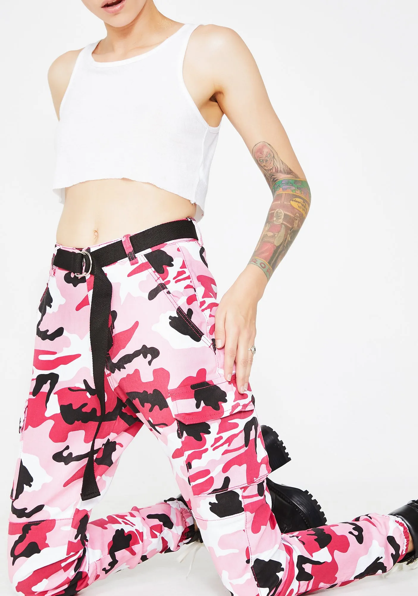 Lit Now You See Me Cargo Pants sold by Dolls Kill product image thumbnail 3