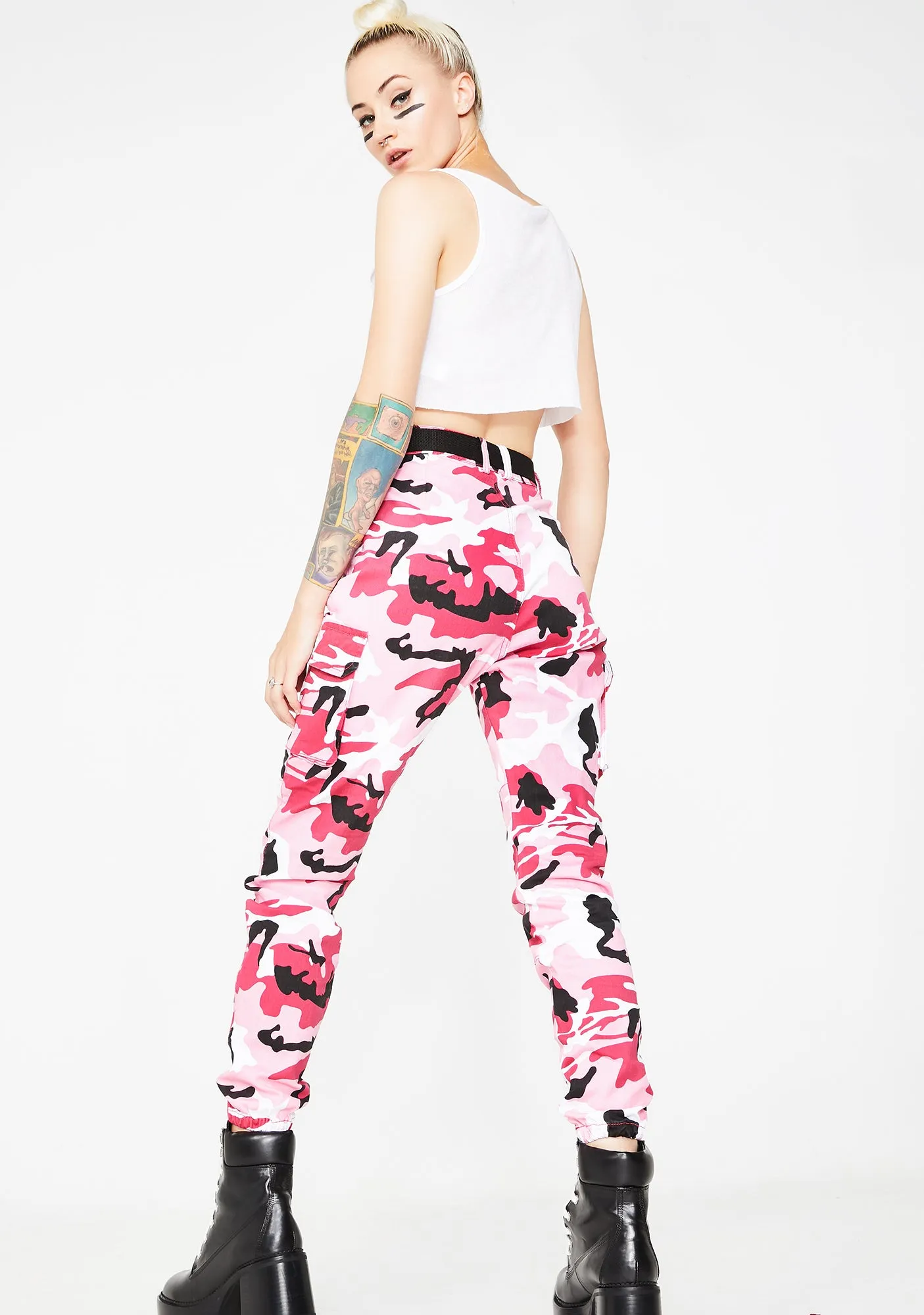 Lit Now You See Me Cargo Pants sold by Dolls Kill product image thumbnail 4