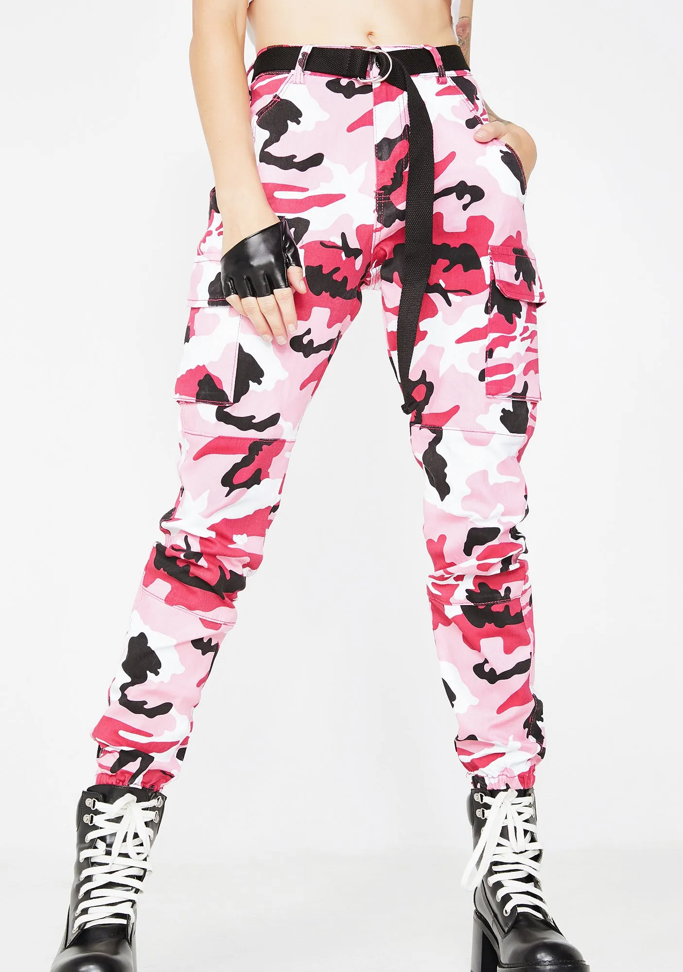 Lit Now You See Me Cargo Pants sold by Dolls Kill