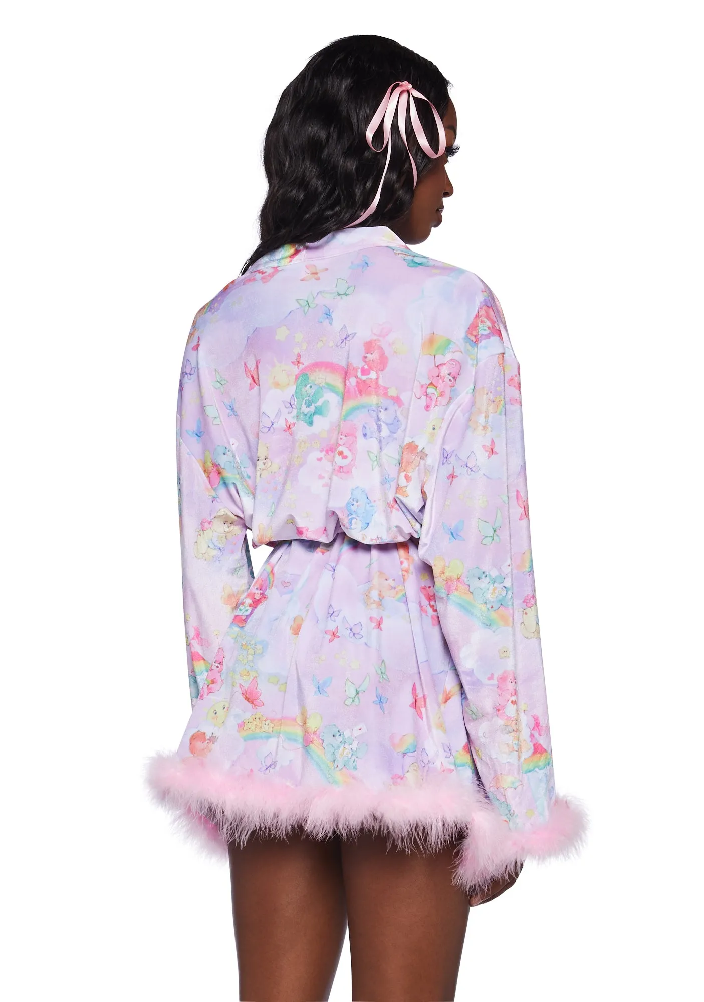 Cozy Heart Velour Robe sold by Dolls Kill product image thumbnail 4