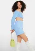 Cool Let Me Rock Fuzzy Skirt Set sold by Dolls Kill