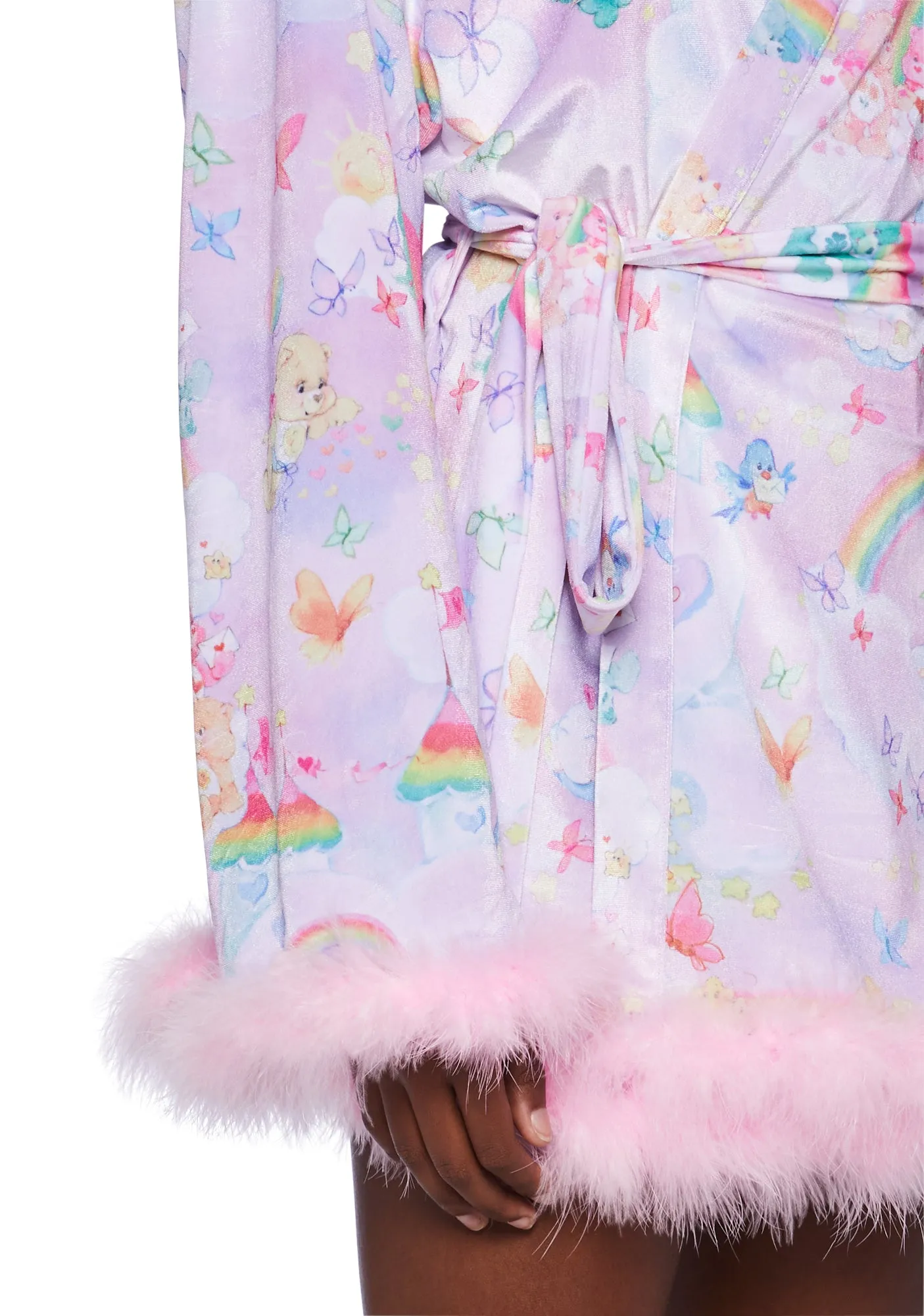 Cozy Heart Velour Robe sold by Dolls Kill product image thumbnail 5