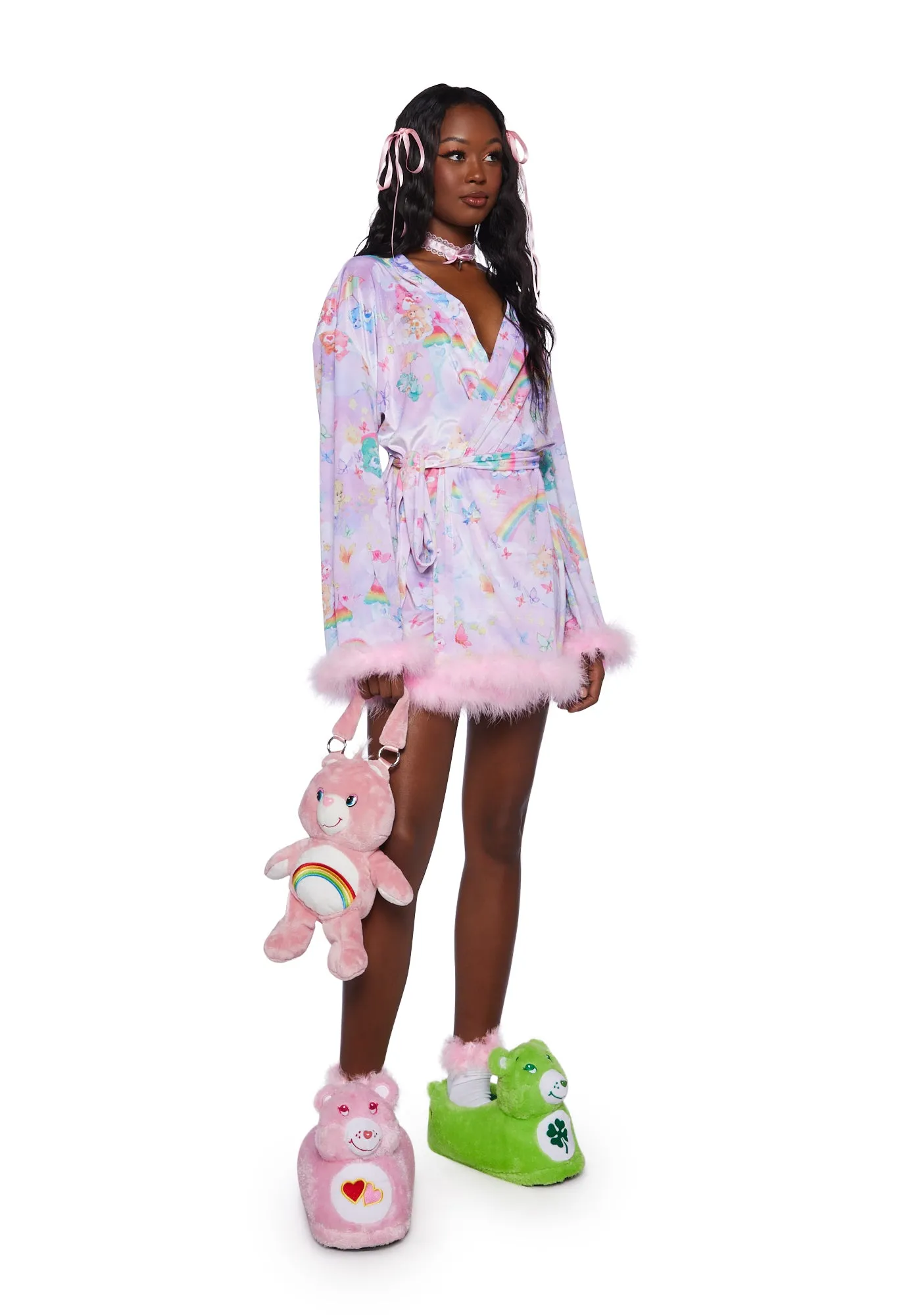 Cozy Heart Velour Robe sold by Dolls Kill product image thumbnail 2