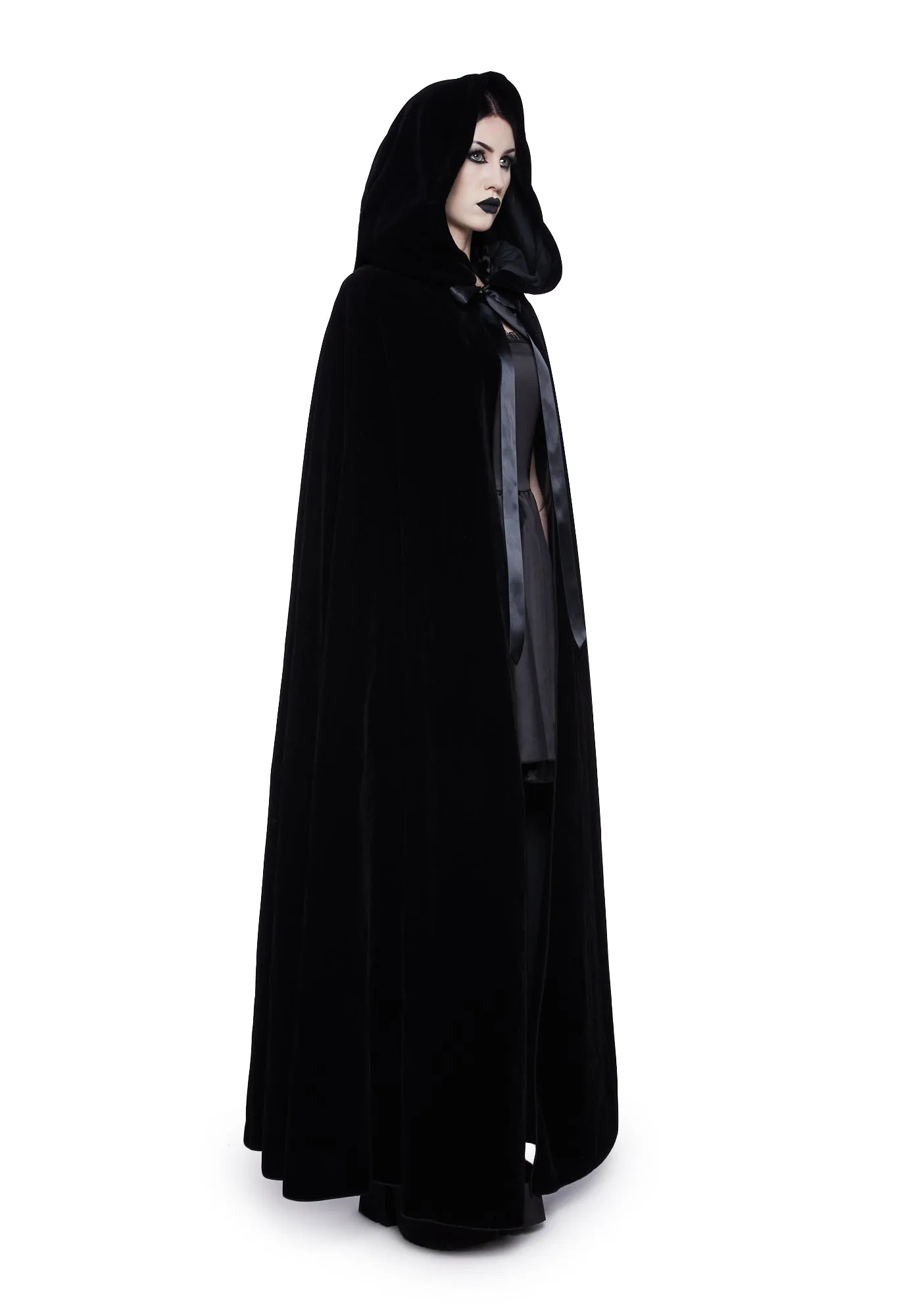 Crypt Crusader Velvet Cape sold by Dolls Kill product image thumbnail 3