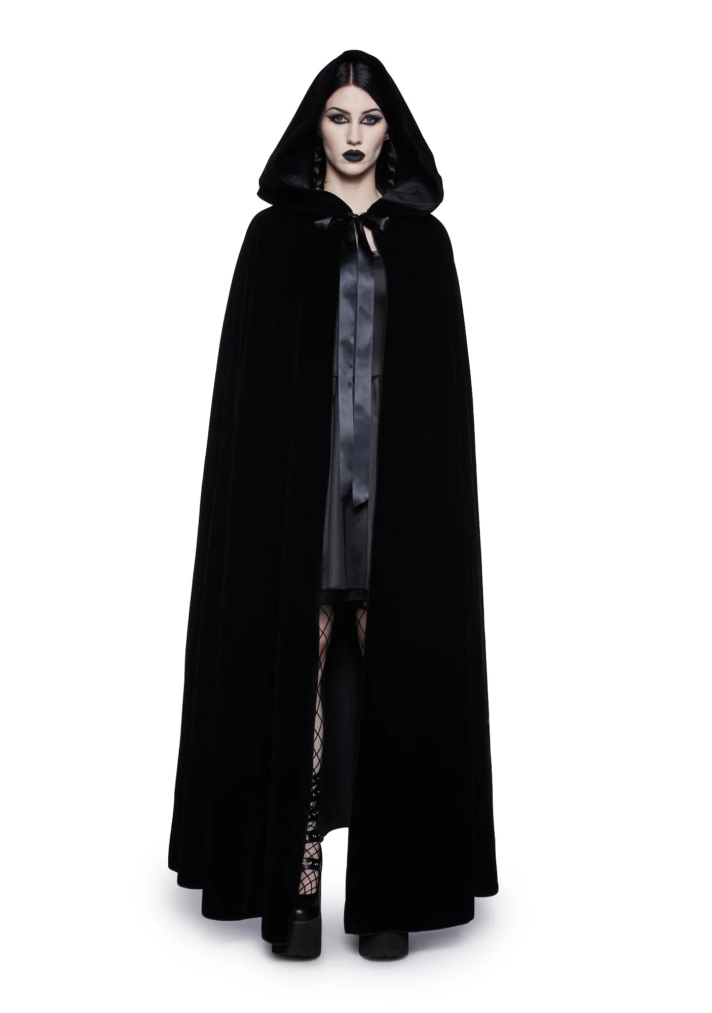 Crypt Crusader Velvet Cape sold by Dolls Kill