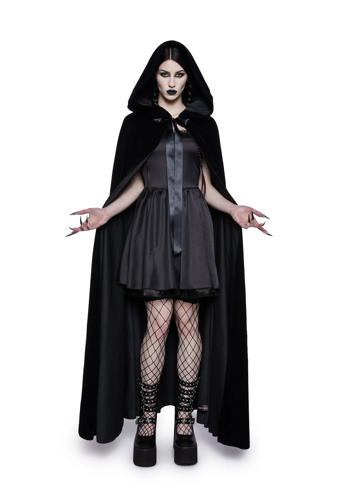Crypt Crusader Velvet Cape sold by Dolls Kill product image thumbnail 2