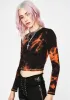 Fallen Phoenix Tie Dye Top sold by Dolls Kill