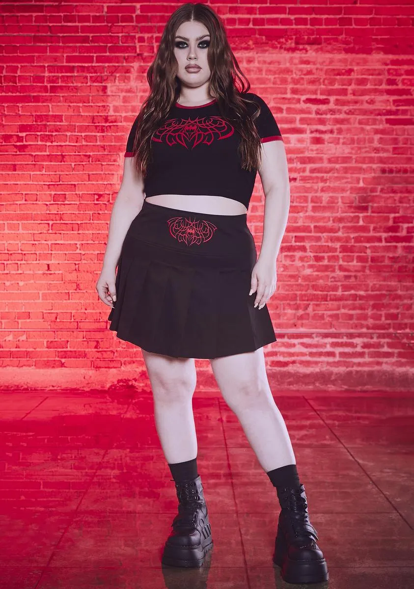 Plus You Summoned Me Pleated Mini Skirt sold by Dolls Kill product image thumbnail 3