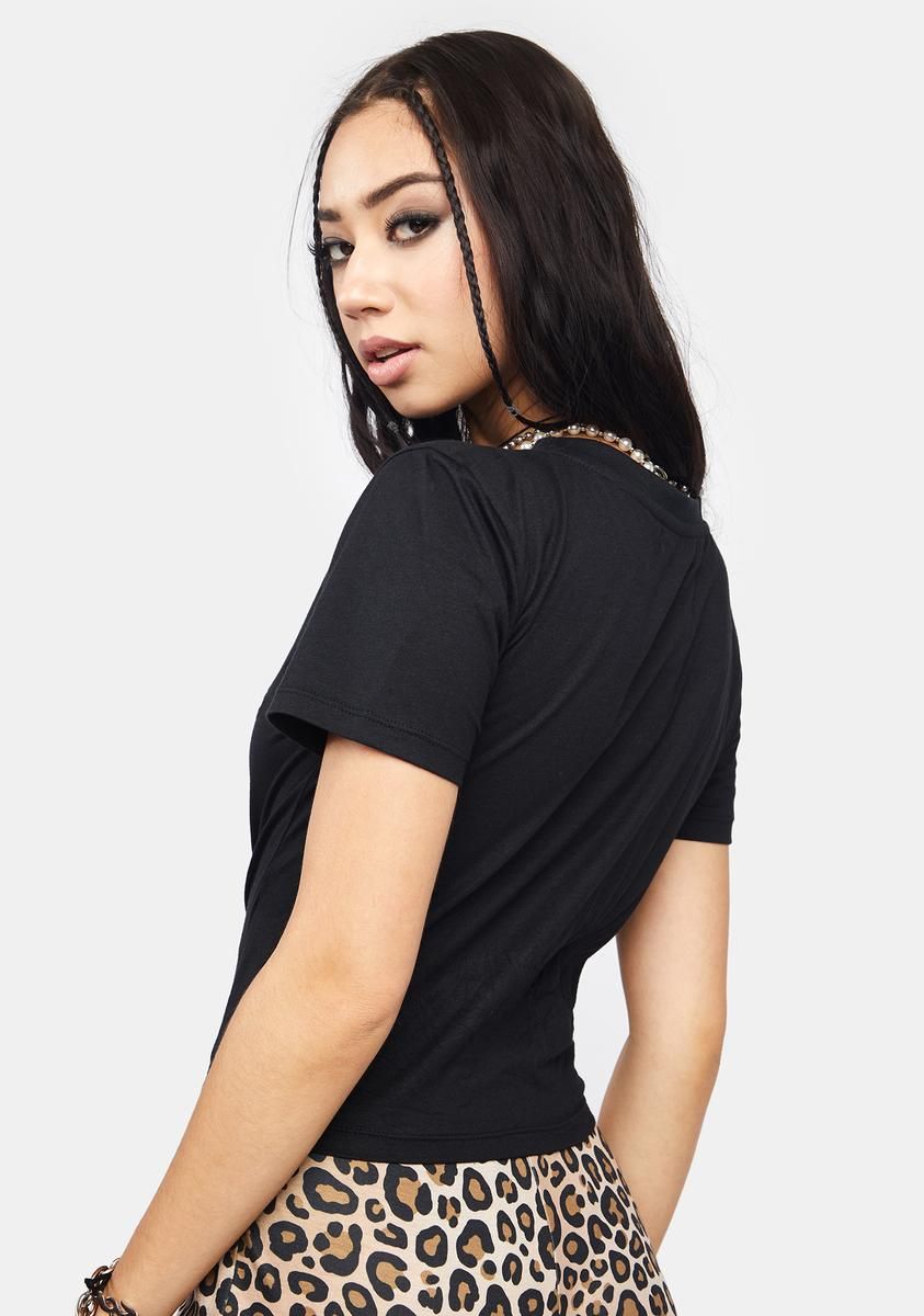 Bad Habits Shrunk Graphic Tee sold by Dolls Kill product image thumbnail 4