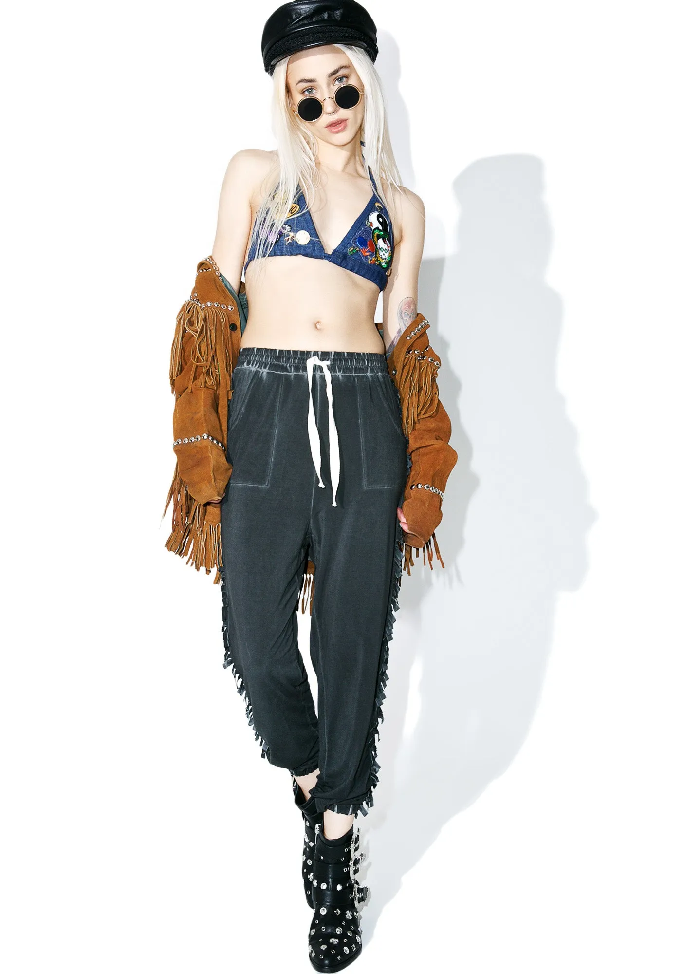 Shakedown Fringed Pants sold by Dolls Kill product image thumbnail 2