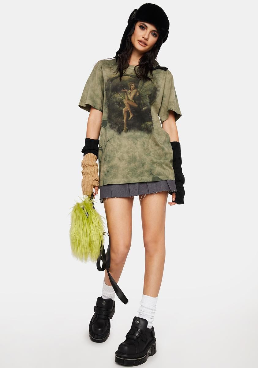 Forest Fairy Tie Dye Tee sold by Dolls Kill product image thumbnail 3