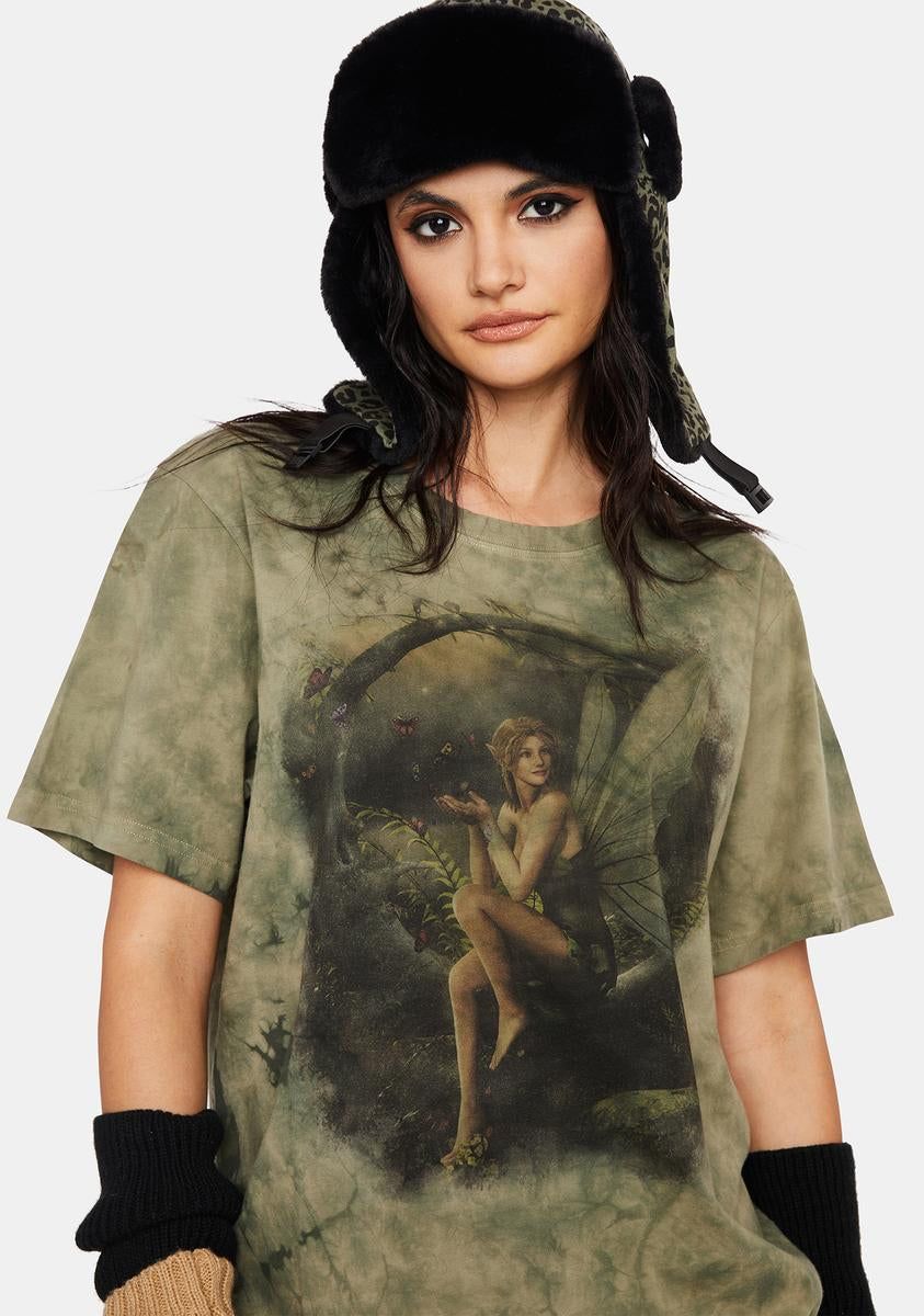 Forest Fairy Tie Dye Tee sold by Dolls Kill
