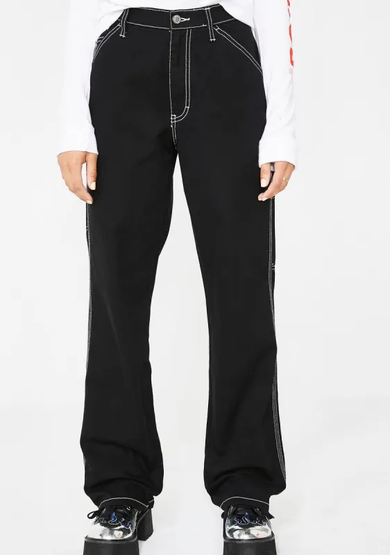 Midnight Carpenter Pants sold by Dolls Kill
