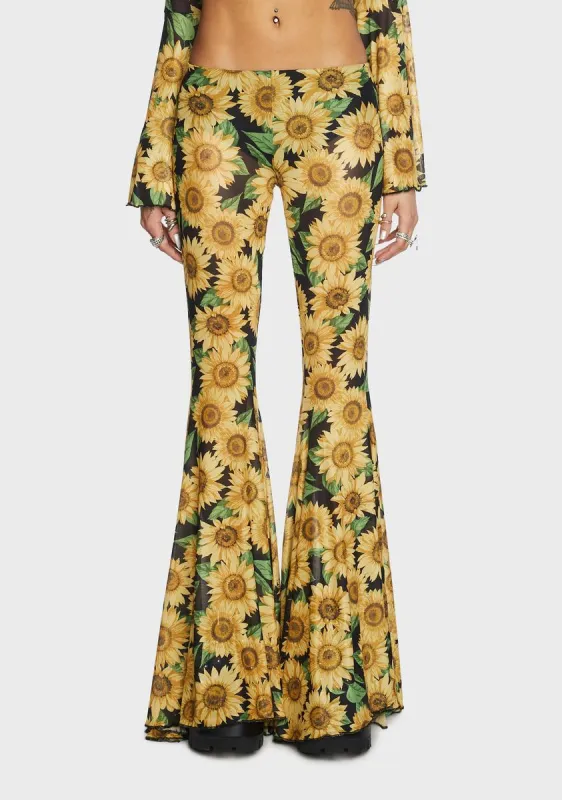 Peace N' Love Flared Pants sold by Dolls Kill