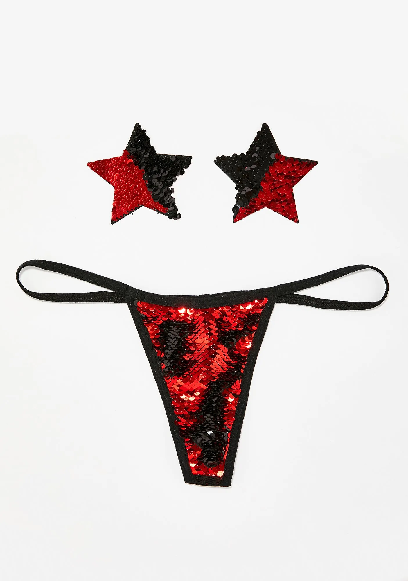 Sookie Flip Sequin Set sold by Dolls Kill