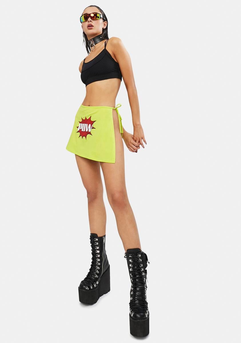 Double Whammy Mini Skirt sold by Dolls Kill product image thumbnail 3