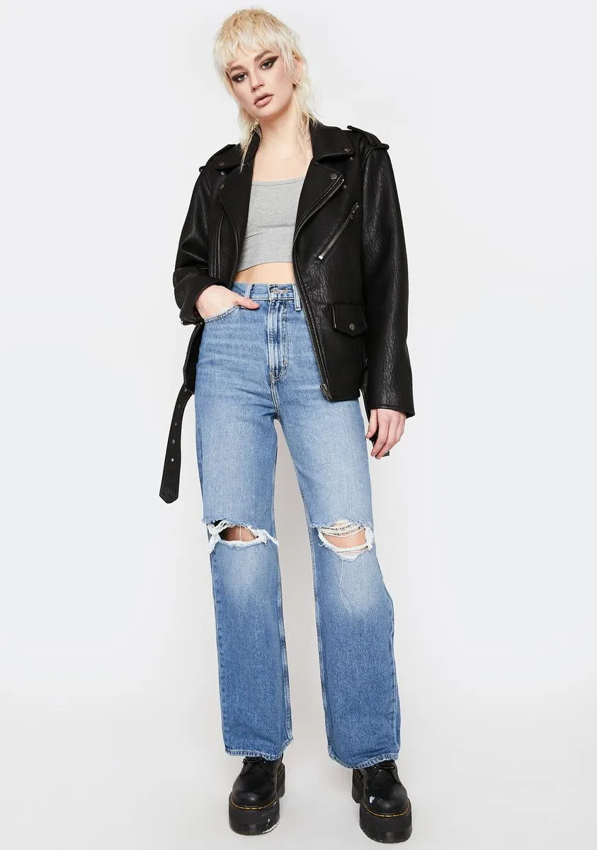 High Loose Max Out Denim Jeans sold by Dolls Kill product image thumbnail 3