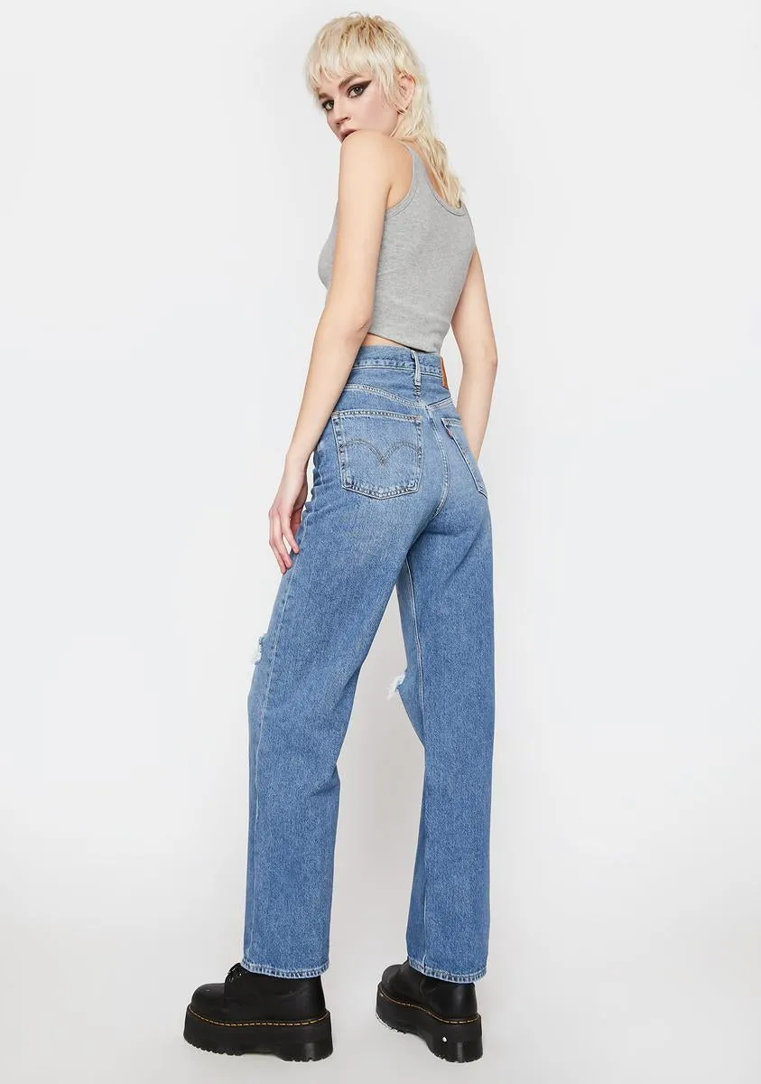 High Loose Max Out Denim Jeans sold by Dolls Kill product image thumbnail 4