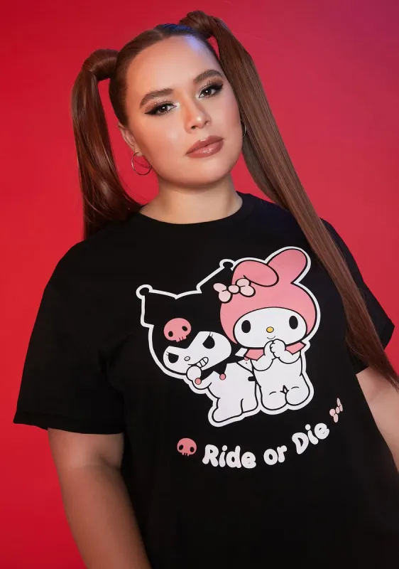 She's Sugar & Spice Oversized Graphic Tee sold by Dolls Kill