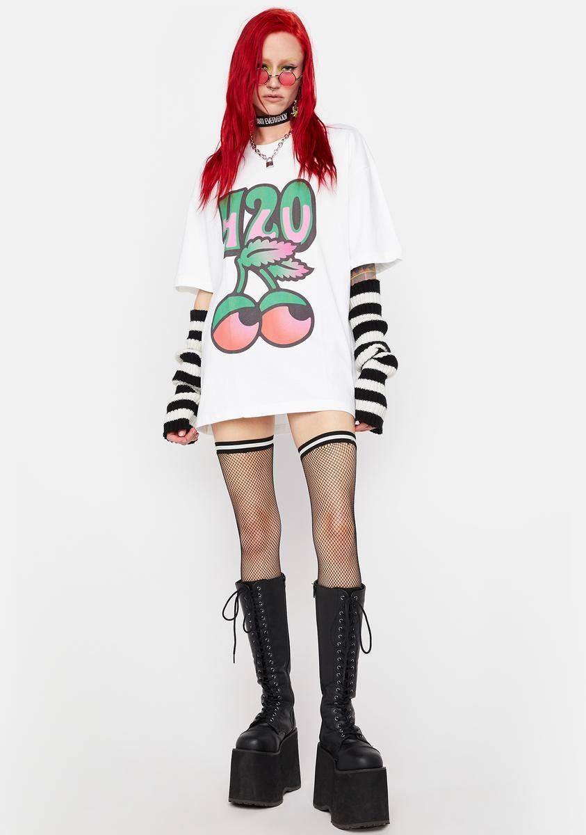 Cherry Eyes 420 Oversized Tee sold by Dolls Kill product image thumbnail 3
