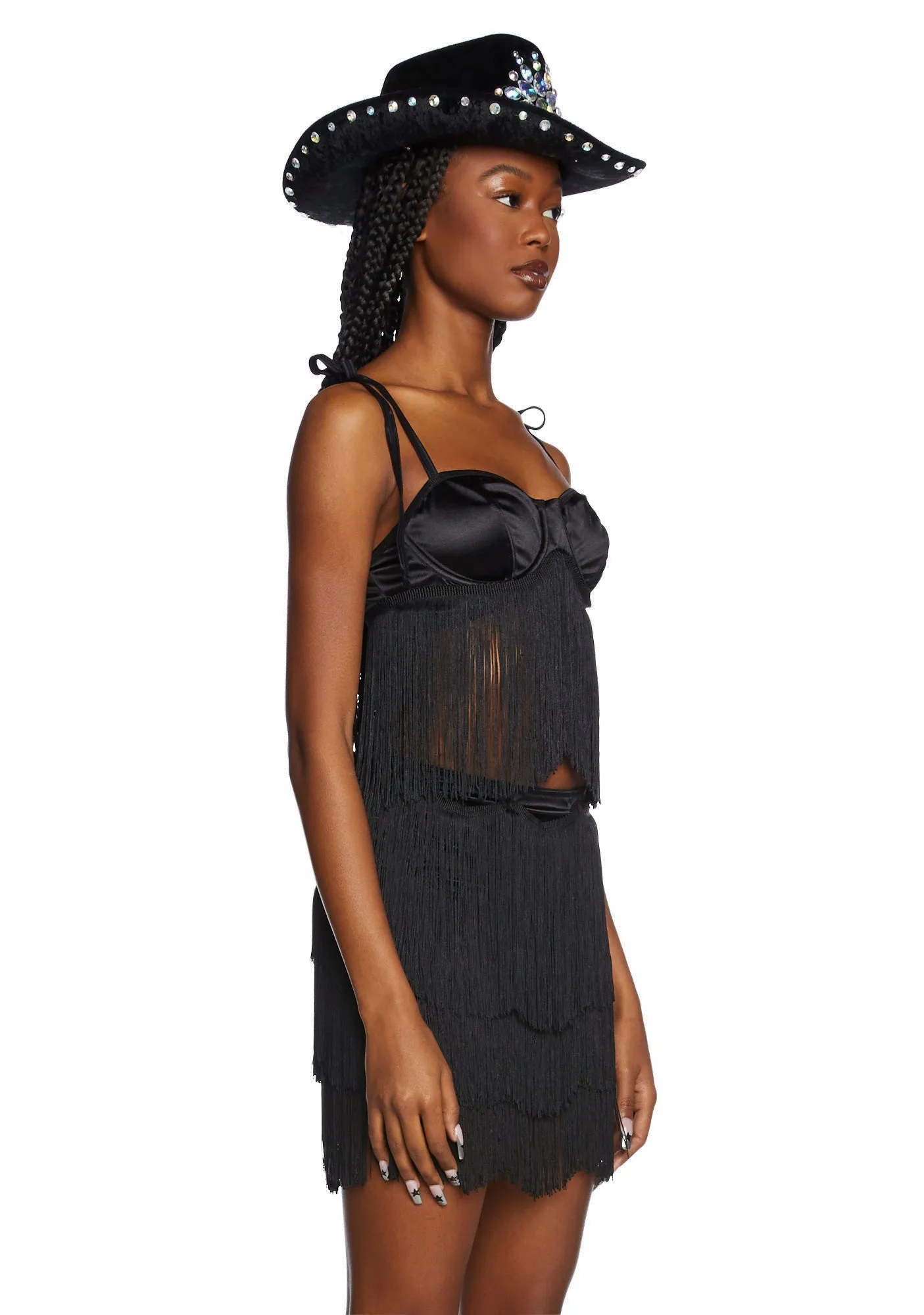 Divine At Dusk Fringe Top sold by Dolls Kill product image thumbnail 3