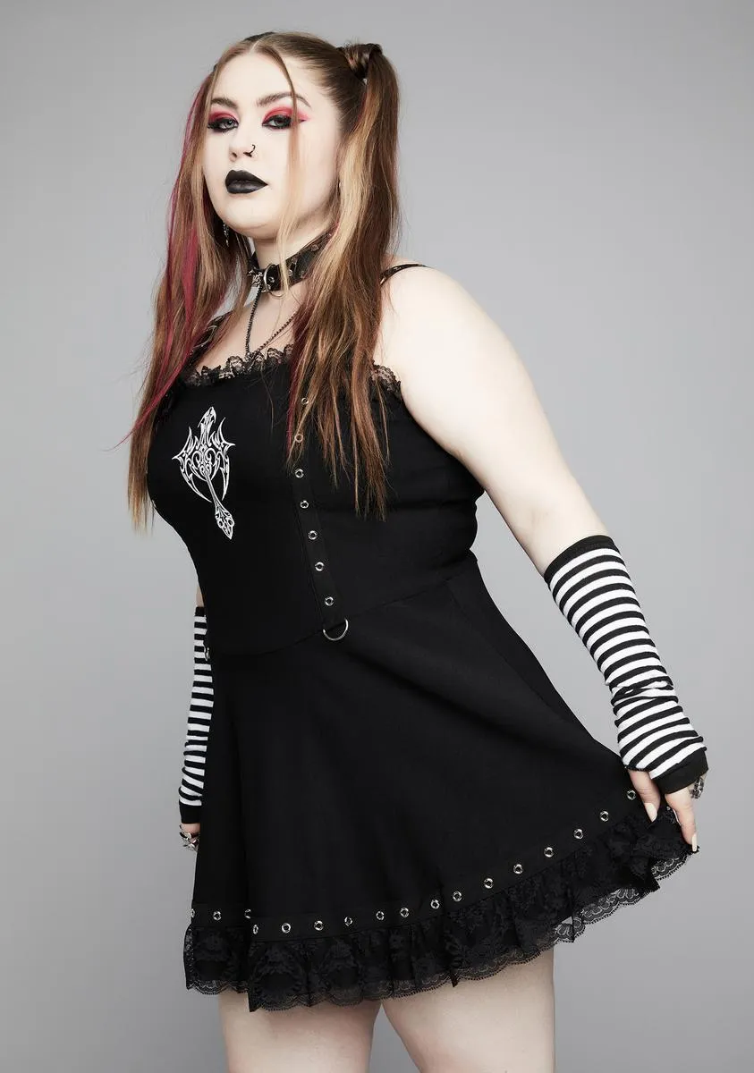 Plus Unholy Soul Fit & Flare Dress sold by Dolls Kill product image thumbnail 2