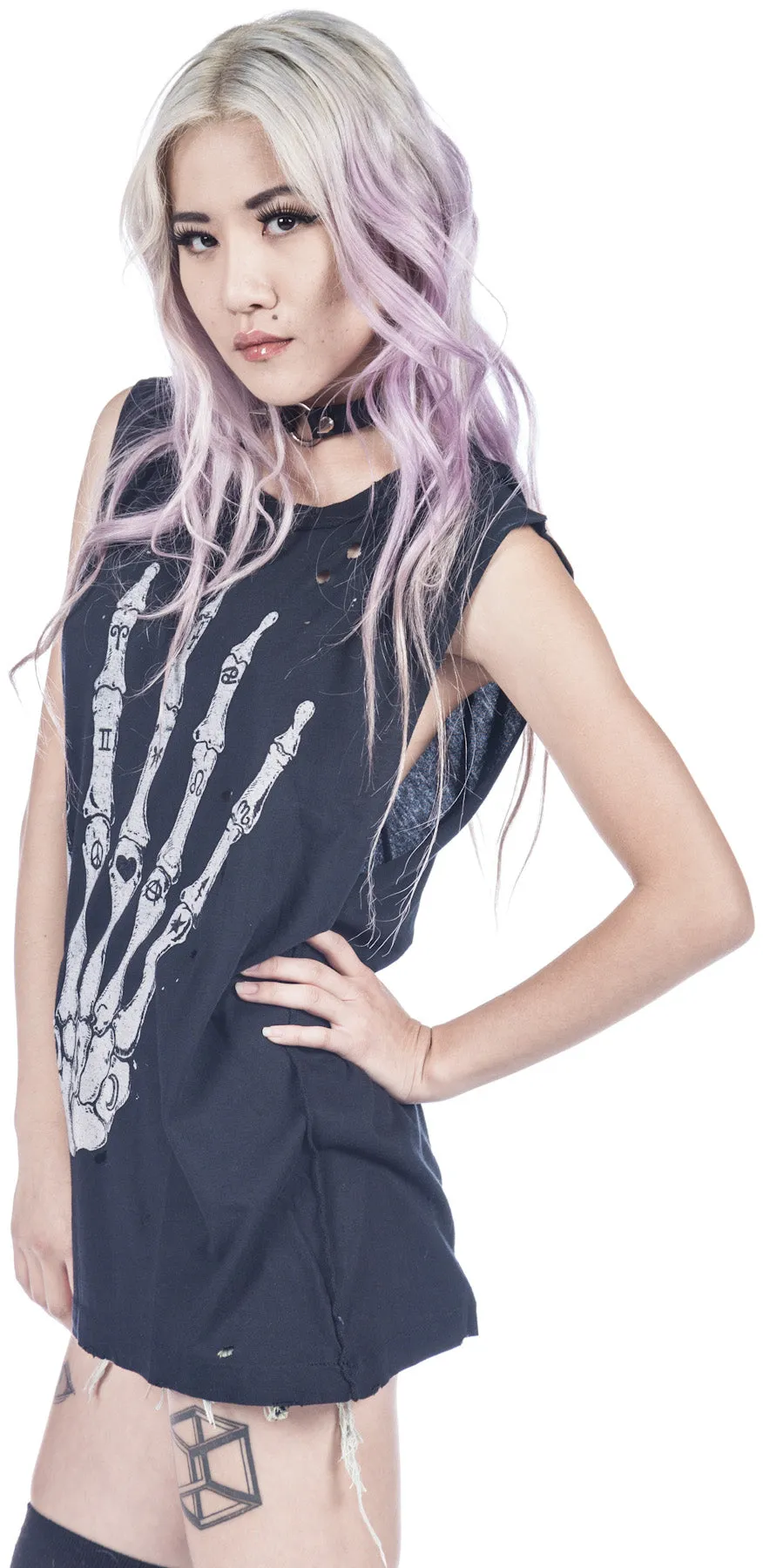 Skullhand Tank sold by Dolls Kill product image thumbnail 4