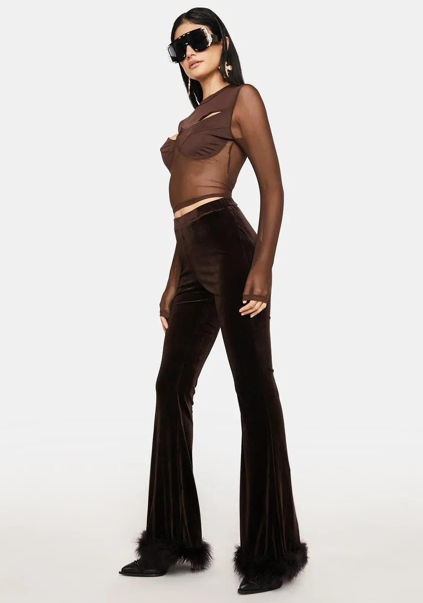 Make It Haute Velvet Flares sold by Dolls Kill product image thumbnail 3