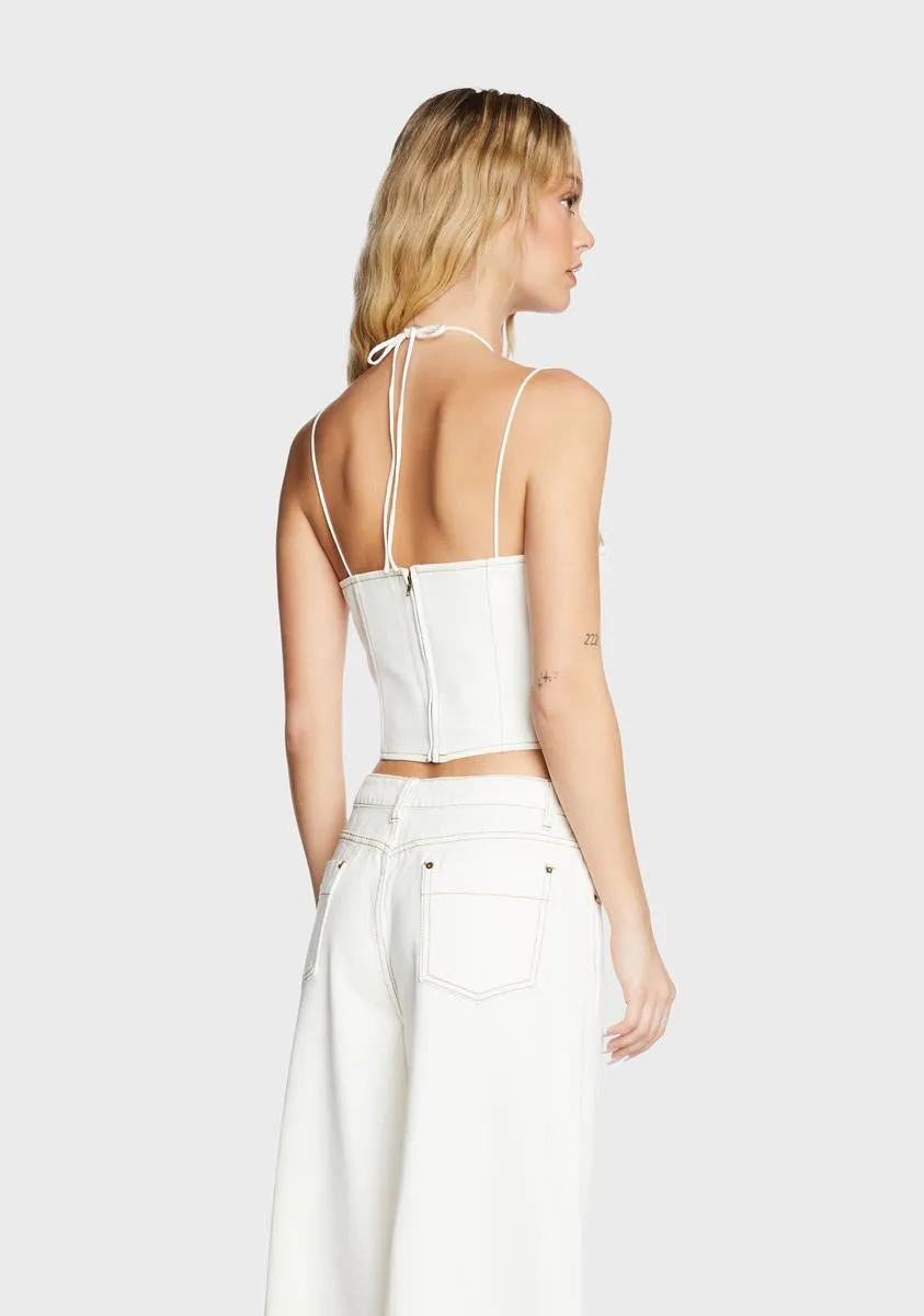 Pearl Del Gato Corset Top sold by Dolls Kill product image thumbnail 4