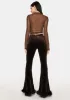 Make It Haute Velvet Flares sold by Dolls Kill