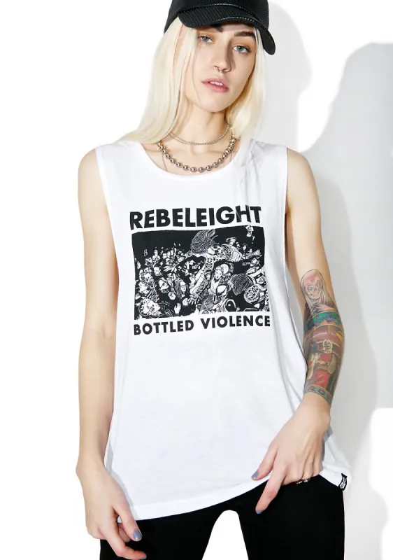 Bottled Violence Muscle Tee sold by Dolls Kill