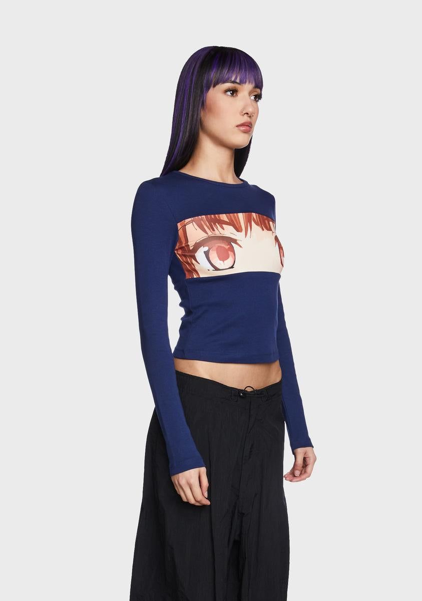 Long Sleeve Anime Top sold by Dolls Kill product image thumbnail 3